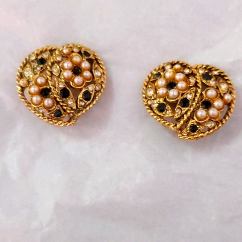 Costume Heart Jewerly Earrings